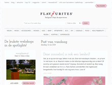 Tablet Screenshot of flavourites.nl